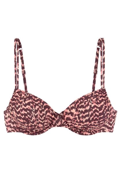 LASCANA Bügel-Bikini-Top Holly, mit Animalprint günstig online kaufen