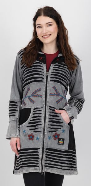 DEPROC Active Fleecejacke "Patchwork NUNAVUT LONG WMN" auch in Großen Größe günstig online kaufen