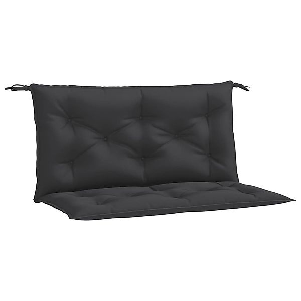 vidaXL Sitzauflage Gartenbank-Auflagen 2 Stk. Schwarz günstig online kaufen