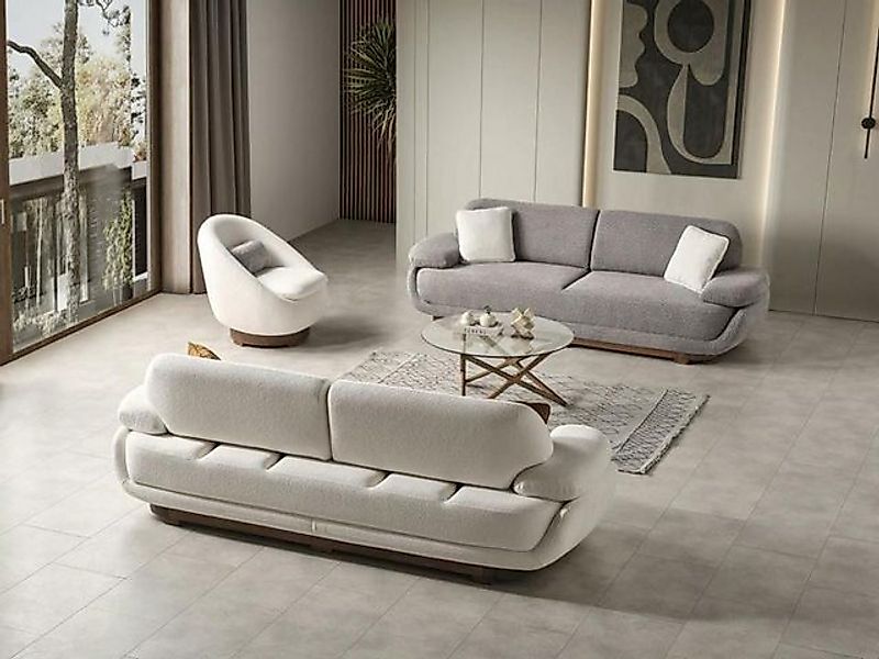 JVmoebel 3-Sitzer Sofagarnitur Polstermöbel Designer Sofa Set Sitzmöbel Woh günstig online kaufen