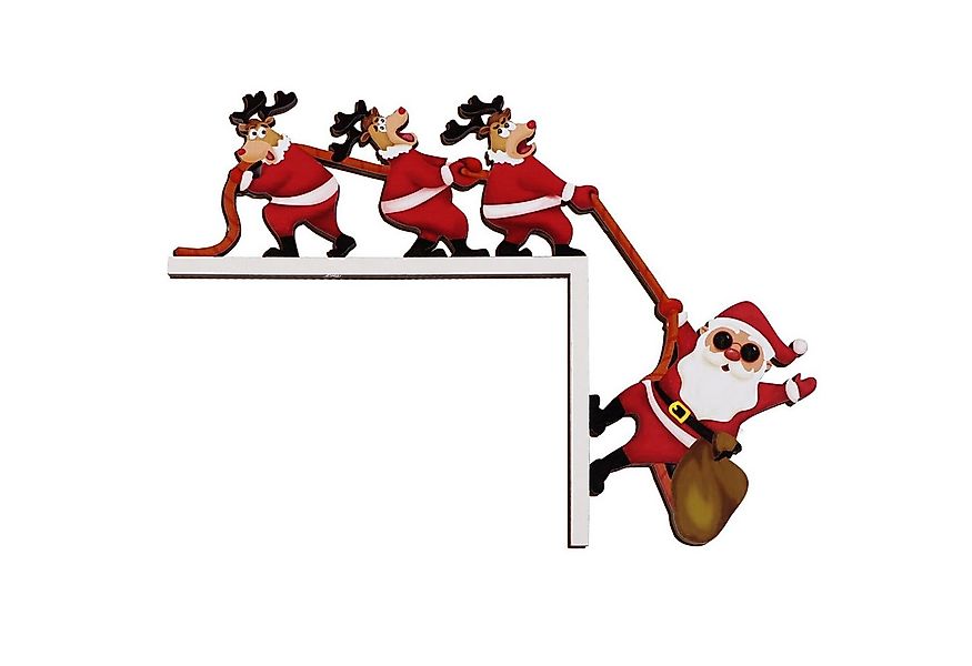 FOUORTUNATE-BEE Weihnachtsmann Türrahmen Weihnachtsdeko (mit Klebeband Weih günstig online kaufen