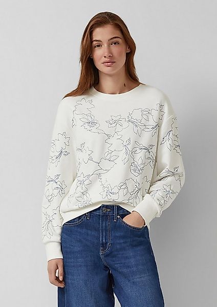 s.Oliver Sweatshirt Sweatshirt Sweatshirt mit Stickerei günstig online kaufen
