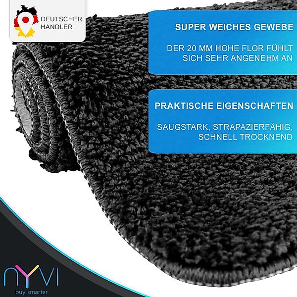 NYVI Badematte WC Vorleger ohne Ausschnitt günstig online kaufen