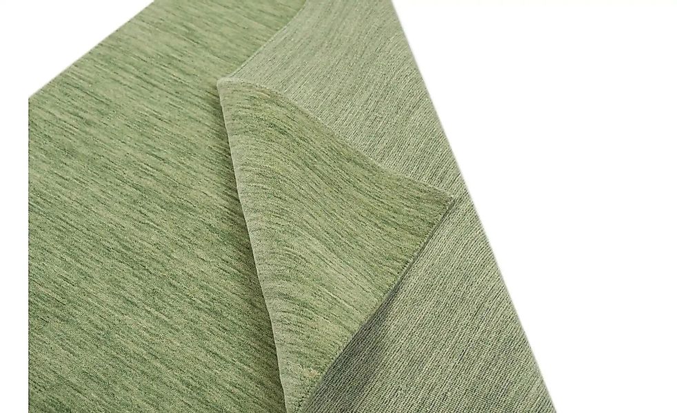 THEKO Handweber  Phalguna ¦ grün ¦ Wolle ¦ Maße (cm): B: 190 H: 1 Teppiche günstig online kaufen