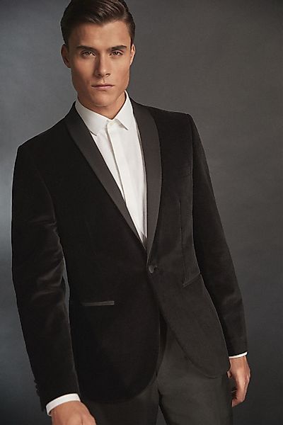 Next Smokingsakko Samtsakko – Slim Fit günstig online kaufen