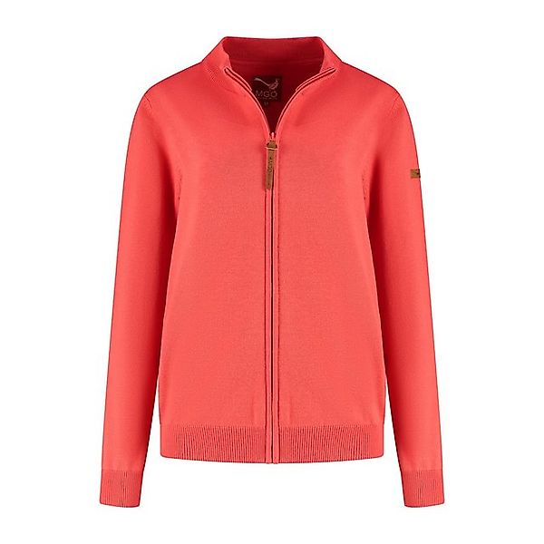 MGO Strickjacke MGO Beau Women Light red XXL günstig online kaufen