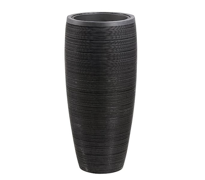 Dehner Übertopf Pflanzvase Singapur in Riffeloptik, günstig online kaufen