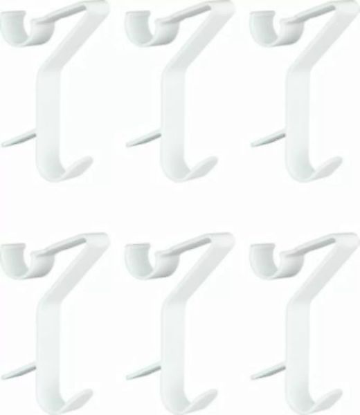 WENKO Haken Handtuchheizkörper Universal Flexi 6er Set weiß  Erwachsene günstig online kaufen