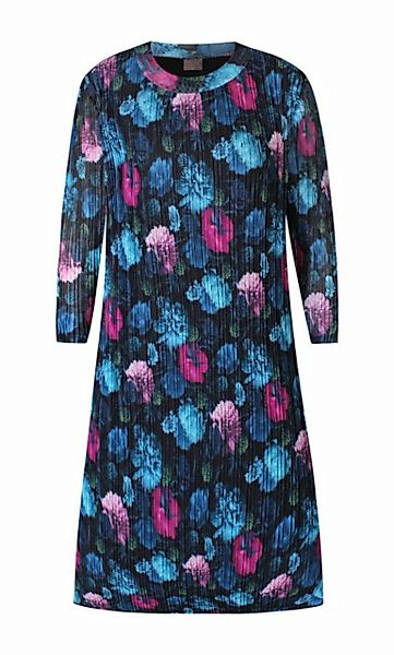 ZE-ZE Nordic Plisseekleid Plissee Kleid Blumenmuster Festival Fuchias all o günstig online kaufen