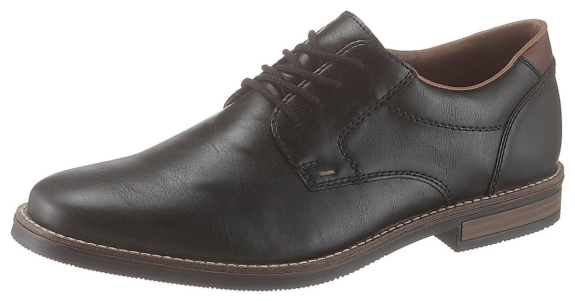 Rieker Schnürschuh mit modischen Ziernähten, Freizeitschuh, Halbschuh, Schn günstig online kaufen