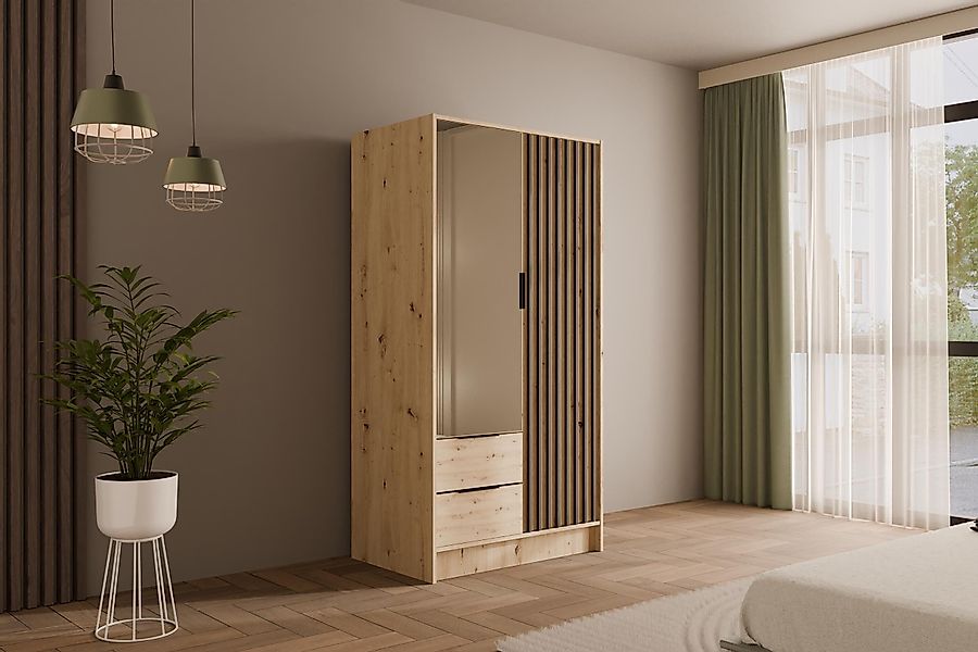 ALTDECOR Drehtürenschrank NELIA (Kleiderschrank Garderobenschrank mit günstig online kaufen