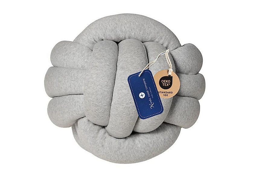 Nordic Coast Company Dekokissen, Knotenkissen geflochten Kissen Dekokissen günstig online kaufen