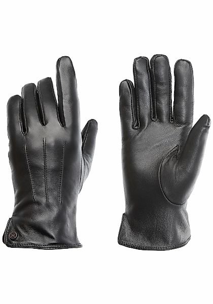 PEARLWOOD Lederhandschuhe, Seitenschlitze für komfortables Anziehen günstig online kaufen