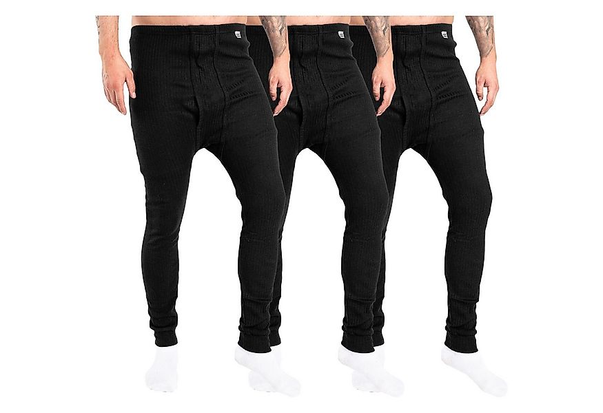 TEXEMP Thermounterhose Thermounterhose 3er Pack Thermo Unterwäsche Herren l günstig online kaufen