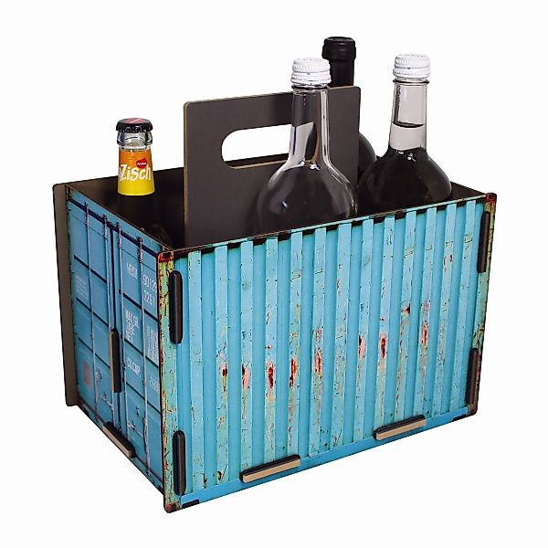 WERKHAUS® Flaschenkorb Werkhaus - Sixpack "Container" günstig online kaufen