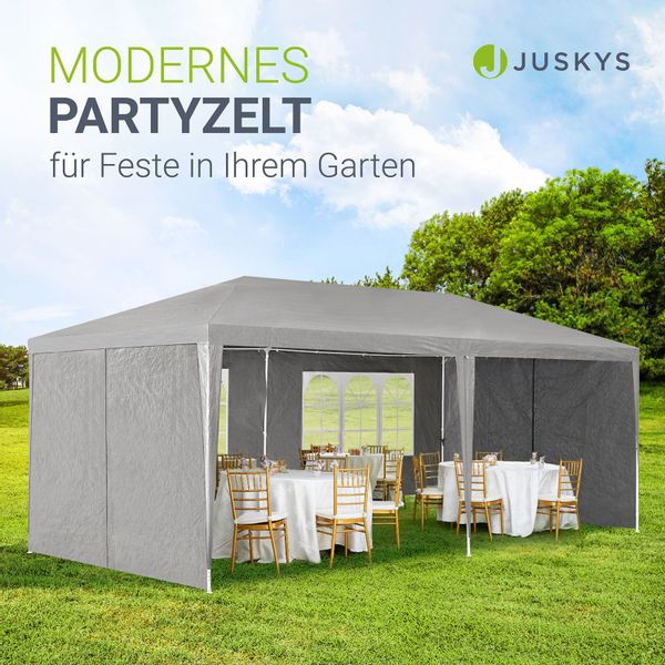 Juskys Partyzelt Partyzelt, mit 6 Seitenteilen, günstig online kaufen