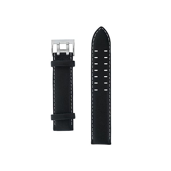 Di Modell Uhrenarmband Ersatzarmband Leder schwarz günstig online kaufen