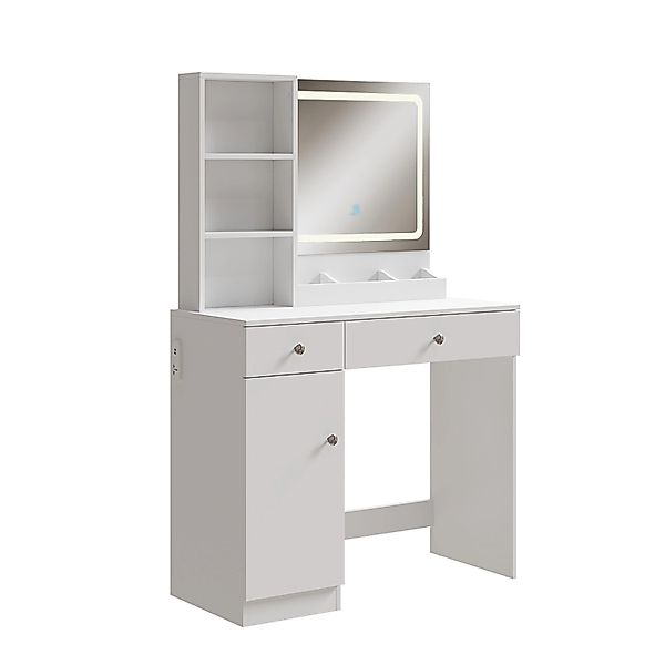 Vicco Schminktisch Silvia, Weiß, 90 cm günstig online kaufen