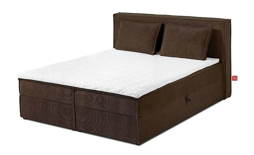 KONSIMO Boxbett   ¦ braun ¦ Maße (cm): B: 145 H: 95 Betten > Polsterbetten günstig online kaufen
