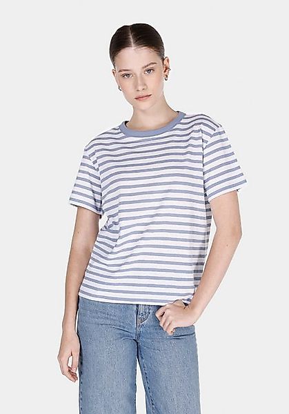 Colins T-Shirt Colins Regular Fit Rundhals gestreiftes Damen-Kurzarm-T-Shir günstig online kaufen