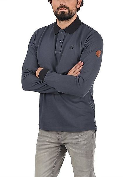 Blend Langarm-Poloshirt BHRalle Longsleeve mit verlängerter Rückenpartie günstig online kaufen