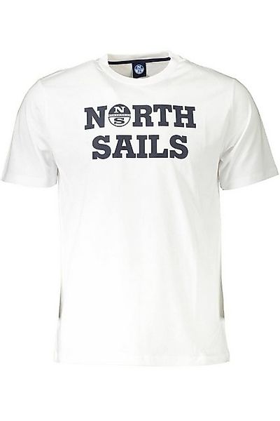 North Sails T-Shirt Herren Weißes Kurzarm-T-Shirt mit günstig online kaufen