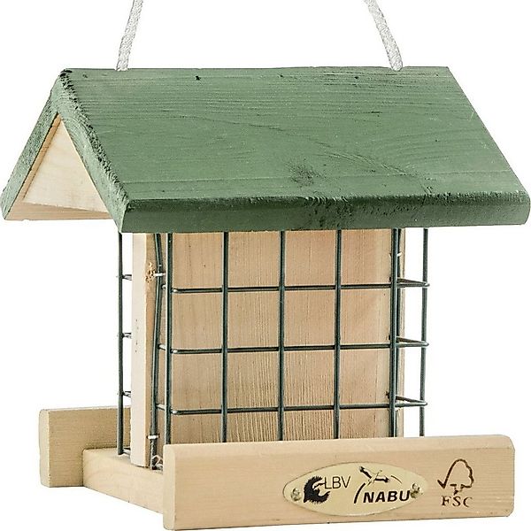 Wildlife Vogelhaus CJ Wildlife Futterhaus Pasadena grün/natur LxBxH: günstig online kaufen