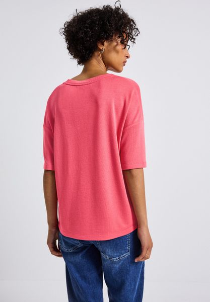 STREET ONE T-Shirt mit V-Ausschnitt und günstig online kaufen