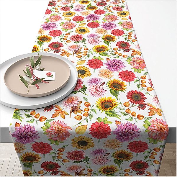 Ambiente® Tischläufer Autumn blooming (1-tlg, 1-teilig), günstig online kaufen