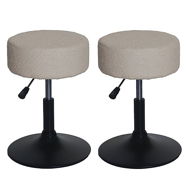 PROREGAL 2er-Set Hocker Höhenverstellbar Und Drehbar Sitzhöhe 45-57cm Durch günstig online kaufen