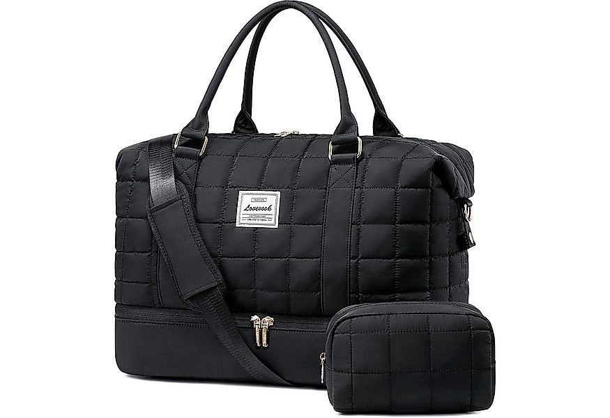 LuxusKollektion Weekender Leichte Reisetasche Damen mit Schuhfach & Nassfac günstig online kaufen