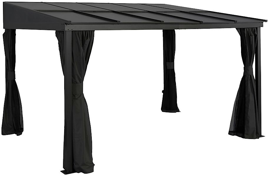 Sojag Anbaupavillon St. Barthelemy 10x12 anthrazit, günstig online kaufen