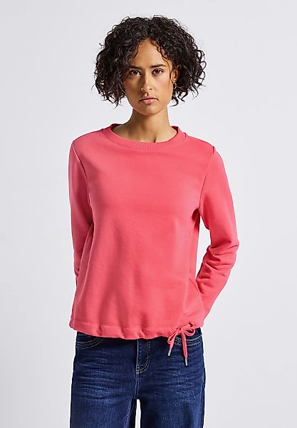 STREET ONE Sweatshirt mit Tunnelzug am Saum günstig online kaufen