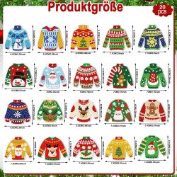 CLTYQ Schlüsselanhänger 20 Stück 5D Diamantmalerei günstig online kaufen