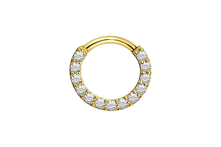 PIERCINGLINE Piercing-Set 18 Karat Gold Segmentring günstig online kaufen