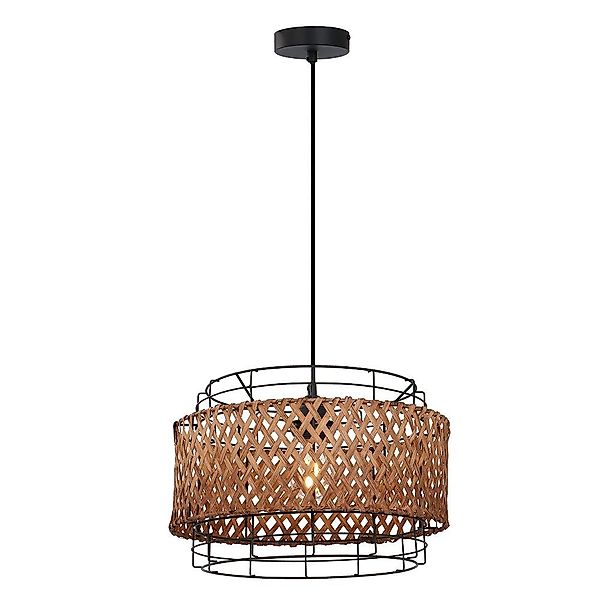 GLOBO LIGHTING LED-Hängeleuchte, Leuchtmittel inklusive, Bambus günstig online kaufen