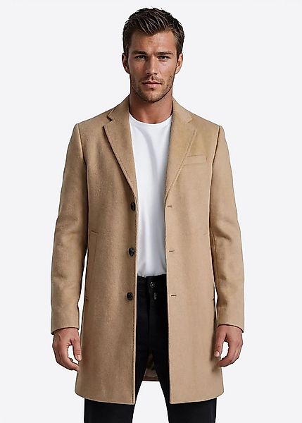 Pierre Cardin Langmantel aus hochwertigem Materialmix günstig online kaufen