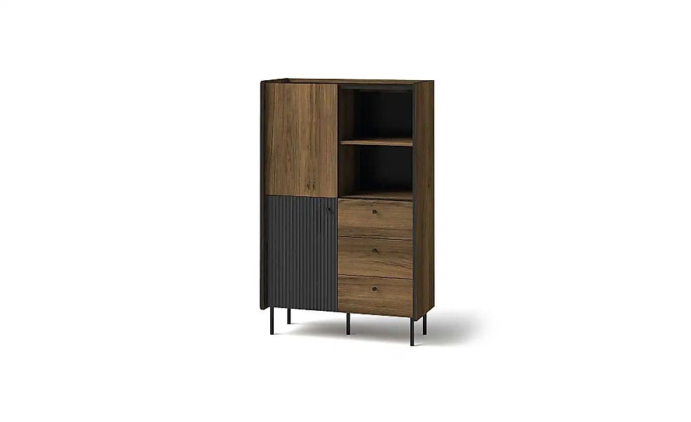 Highboard   ¦ braun ¦ Maße (cm): B: 88 H: 140 Kommoden & Sideboards > Highb günstig online kaufen