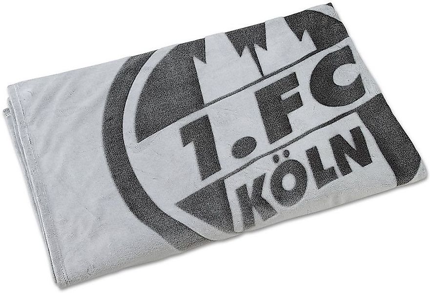 Wohndecke Flanelldecke Logo, 1. FC Köln günstig online kaufen