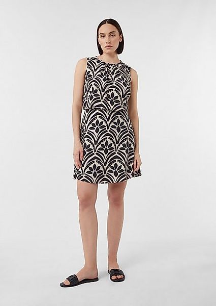 comma casual identity Minirock Kurzer Rock aus Viskosemix mit All-over-Prin günstig online kaufen