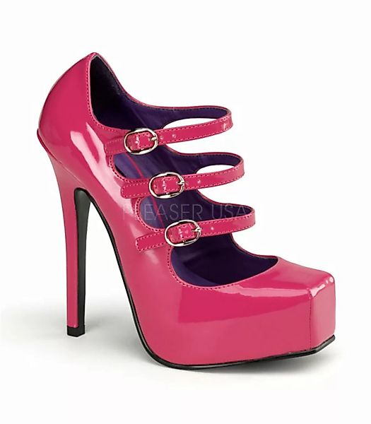 Plateau Pumps BONDAGE-03- Hot Pink (Schuhgröße: EUR 39) günstig online kaufen