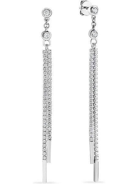 JETTE Paar Ohrhänger JETTE Damen-Ohrhänger 925er Silber 98 Zirkonia günstig online kaufen