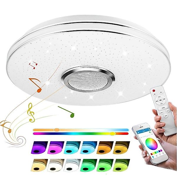 WILGOON Deckenleuchte LED Deckenlampe, LED RGB günstig online kaufen