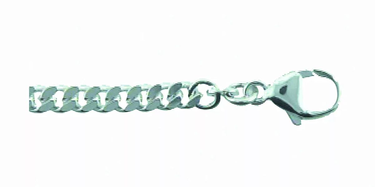 Adelia´s Silberkette "925 Silber Flach Panzer Halskette 60 cm Ø 4 mm", Silb günstig online kaufen