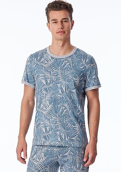 Schiesser T-Shirt "Mix+Relax" mit geripptem Rundhalsausschnitt günstig online kaufen
