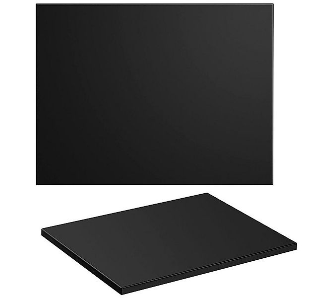 Lomadox Waschtischplatte ADELAIDE-56-BLACK, 60cm in matt schwarz, B/H/T ca. günstig online kaufen
