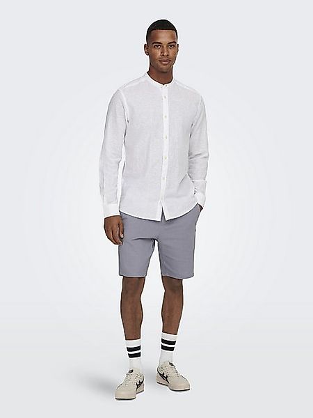 ONLY & SONS Chinoshorts Leichte Stoff ONSLINUS ONSLINUS 0007 COT LIN SHORTS günstig online kaufen