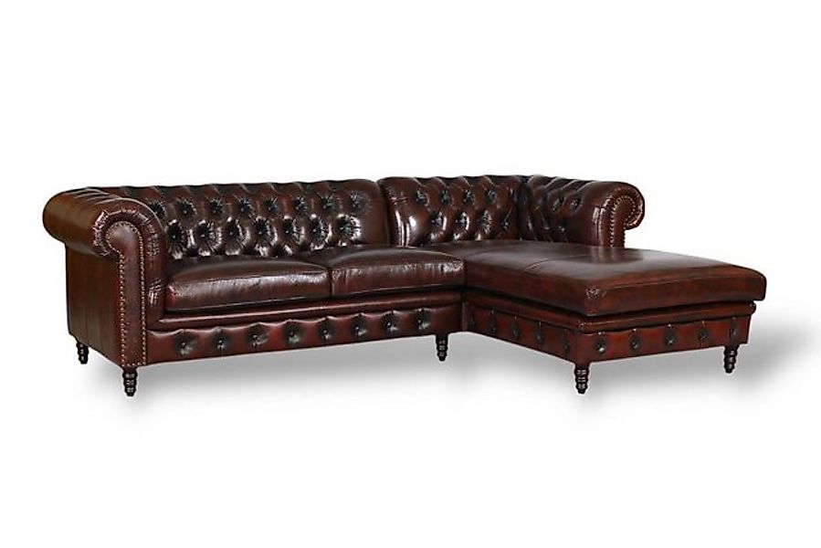 Salottini Chesterfield-Sofa SOFORT LIEFERBAR Chesterfield Ecksofa Hampshire günstig online kaufen