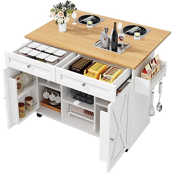 i@home Küchenwagen Kücheninsel, Küchenschrank, buffetschrank, mit günstig online kaufen