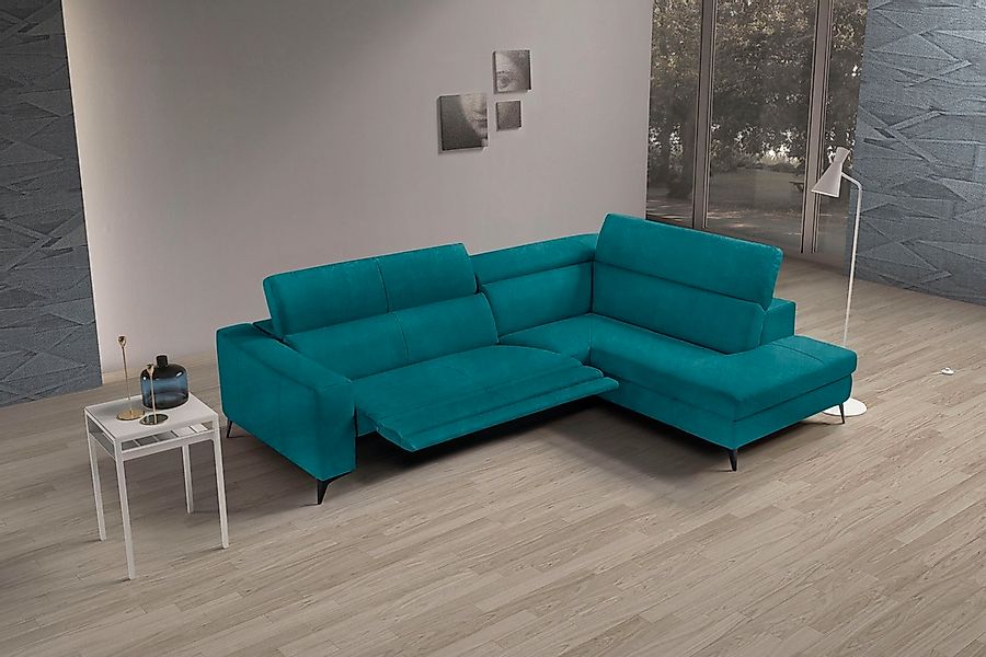 Egoitaliano Ecksofa "Edith, Designsofa mit hohem Sitzkomfort, L-Form", inkl günstig online kaufen